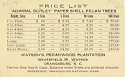 Cover of: Price list: "Admiral Schley" paper shell pecan trees