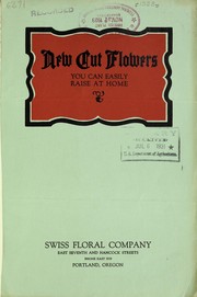 Cover of: New cut flowers you can easily raise at home