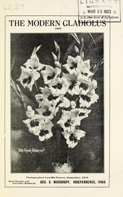 Cover of: The modern gladiolus: 1923