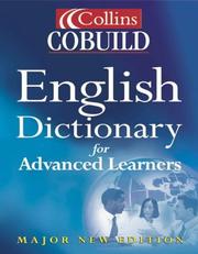 Cover of: Collins Cobuild English Dictionary for Advanced Learners