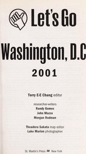 Let's go Washington, D.C., 2001 by 