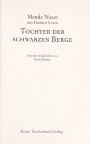 Cover of: Tochter der schwarzen Berge