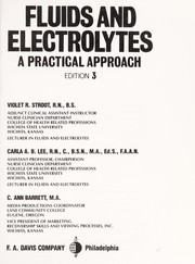 Cover of: Fluids and electrolytes: a practical approach