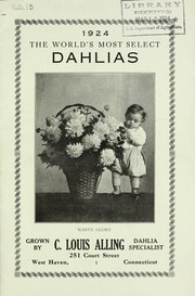 1924 the worlds most select dahlias