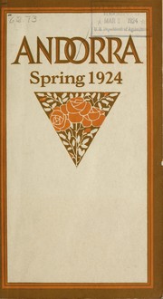 Cover of: Andorra spring 1924