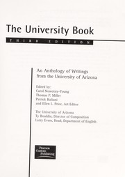 Cover of: The University Book an Anthology of Writings From the University of Arizona