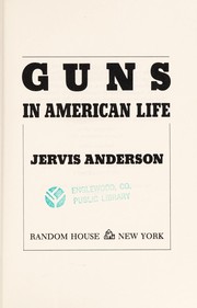 Cover of: Guns in American life
