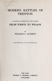 Cover of: Modern battles of Trenton | William Edgar Sackett