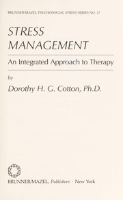 Cover of: Stress management : an integrated approach to therapy by 