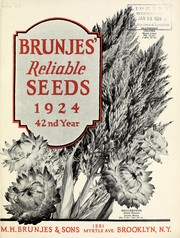Cover of: Brunjes' reliable seeds: 1924, 42nd year
