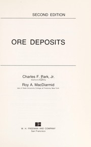 Ore deposits by Charles Frederick Park