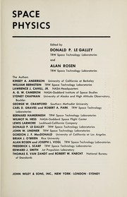Cover of: Space physics. by Donald P. Le Galley