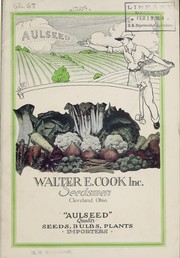Cover of: Walter E. Cook Inc. [catalog] | Walter E. Cook Inc