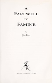 Cover of: A farewell to famine