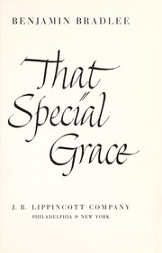 Cover of: That special grace.