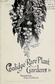 Cover of: Coolidge Rare Plant Gardens Inc. [catalog]