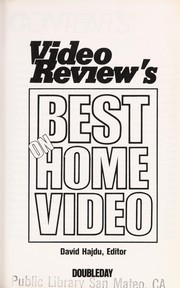 Cover of: Video review's best on home video