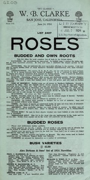 Cover of: List 2407: roses, budded and own roots