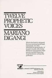 Cover of: Twelve prophetic voices