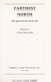 Cover of: Farthest North by Clive Holland