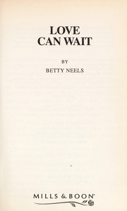 Cover of: Love Can Wait