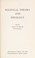 Cover of: Political theory and ideology