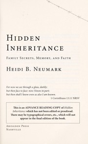 Cover of: Hidden inheritance by Heidi Neumark