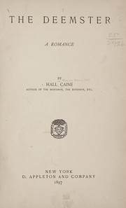 Cover of: The deemster by Hall Caine
