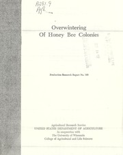 Cover of: Overwintering of honey bee colonies