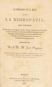 Cover of: La medicina en el agua, ©ø sea La hidropat©Ưa by Jos©♭ Nogueras, Jos©♭ Nogueras