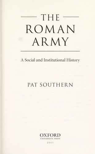 The Roman army by Pat Southern