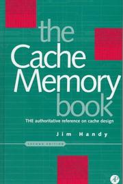 Cover of: The cache memory book by Jim Handy