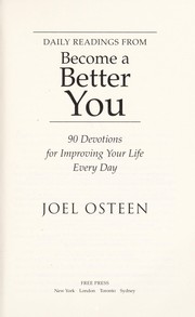 Cover of: Daily readings from Become a better you by Joel Osteen