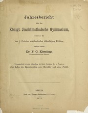 Das leben des Epaminondas, sein charakter und seine politik by L. Pomtow