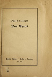 Cover of: Das Chaos