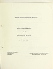 Cover of: [Report 1957] | Dunheved (Cornwall, England). Borough Council