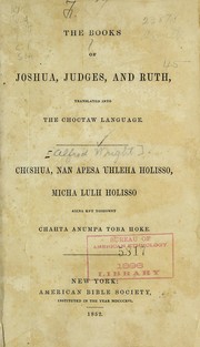 Cover of: The Books of Joshua, Judges, and Ruth