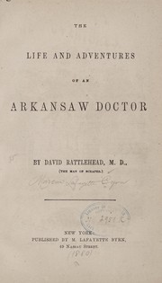 Cover of: The life and adventures of an Arkansaw doctor