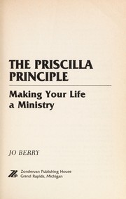 Making your life a ministry by Jo Berry
