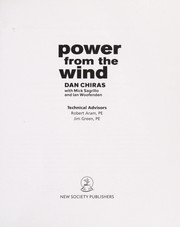 Cover of: Power from the wind