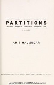 Cover of: Partitions by Amit Majmudar