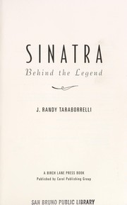 Cover of: Sinatra by J. Randy Taraborrelli
