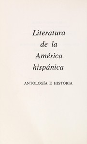 Cover of: Literatura De La America Hispanica by 