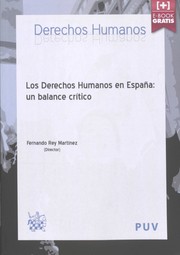 Cover of: Los derechos humanos en España by 