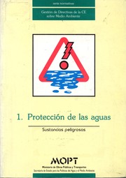 Protección de las aguas by España. Ministerio de Obras Públicas, Transportes y Medio Ambiente