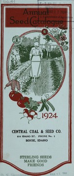 Cover of: Annual seed catalogue: 1924
