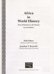 Africa in world history by Erik Gilbert, Jonathan Reynolds