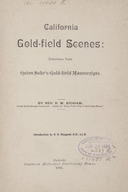 Cover of: California gold-field scenes | Robert W Bigham