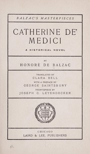 Cover of: Catherine de' Medici by Honoré de Balzac