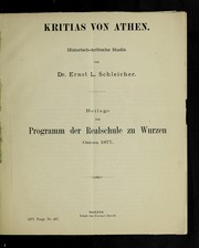 Kritias von Athen by E. L. Schleicher